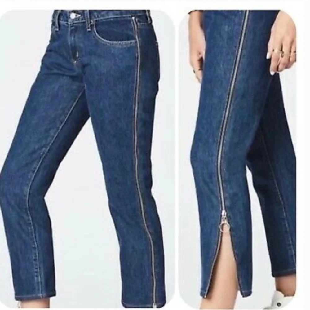Carmar Desdemona Mid Rise Ankl Zip Side Jeans 26 - Picture 2 of 8